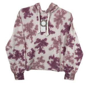 NEW! Skin Elsie Cedar Rose Soft Organic Pima Cotton Hoodie Purple Small